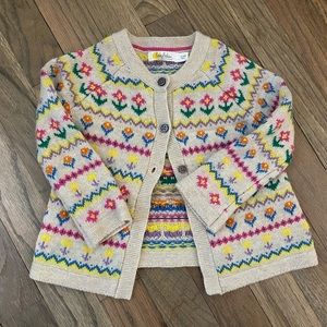Mini Boden Sweater Cardigan 9-12M